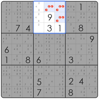 y wing sudoku